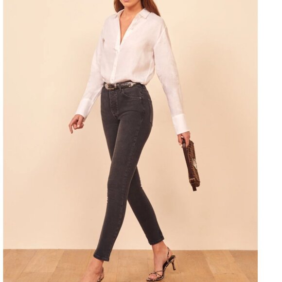 Reformation Black Skinny Jeans - Picture 2 of 12